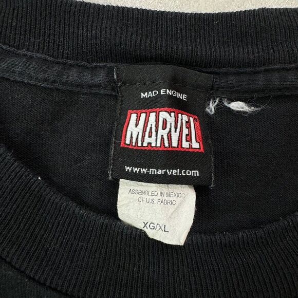 Vintage 2000s Marvel Mad Engine Civil War Captain America Iron Man Tee - Size XL - Picture 3 of 6